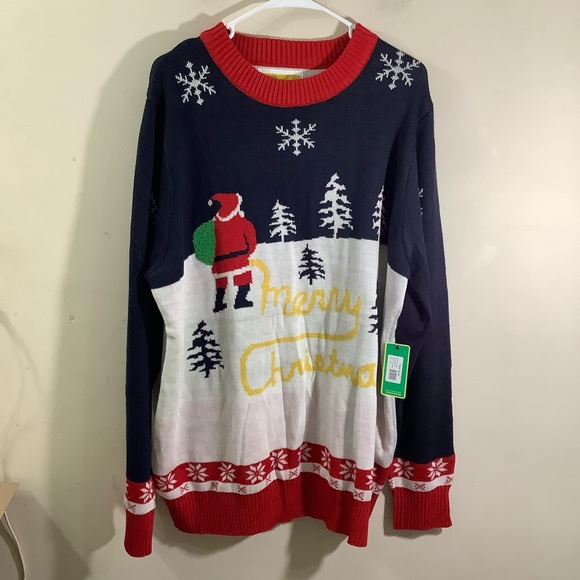 Tipsy Elves Yellow Snow Holiday Ugly Sweater